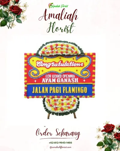 Bunga Papan Congratulation di Bantarbolang